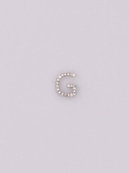 10k WG Letter "G" Pendant