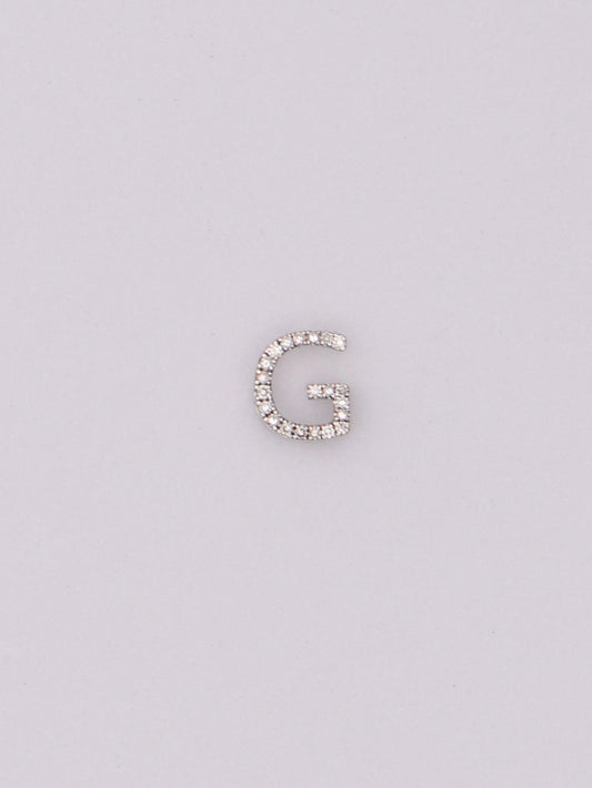 10k WG Letter "G" Pendant