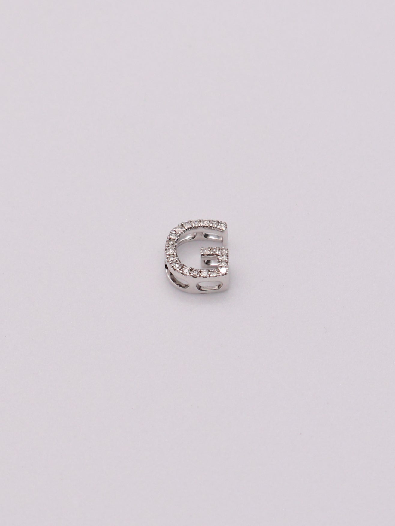 10k WG Letter "G" Pendant