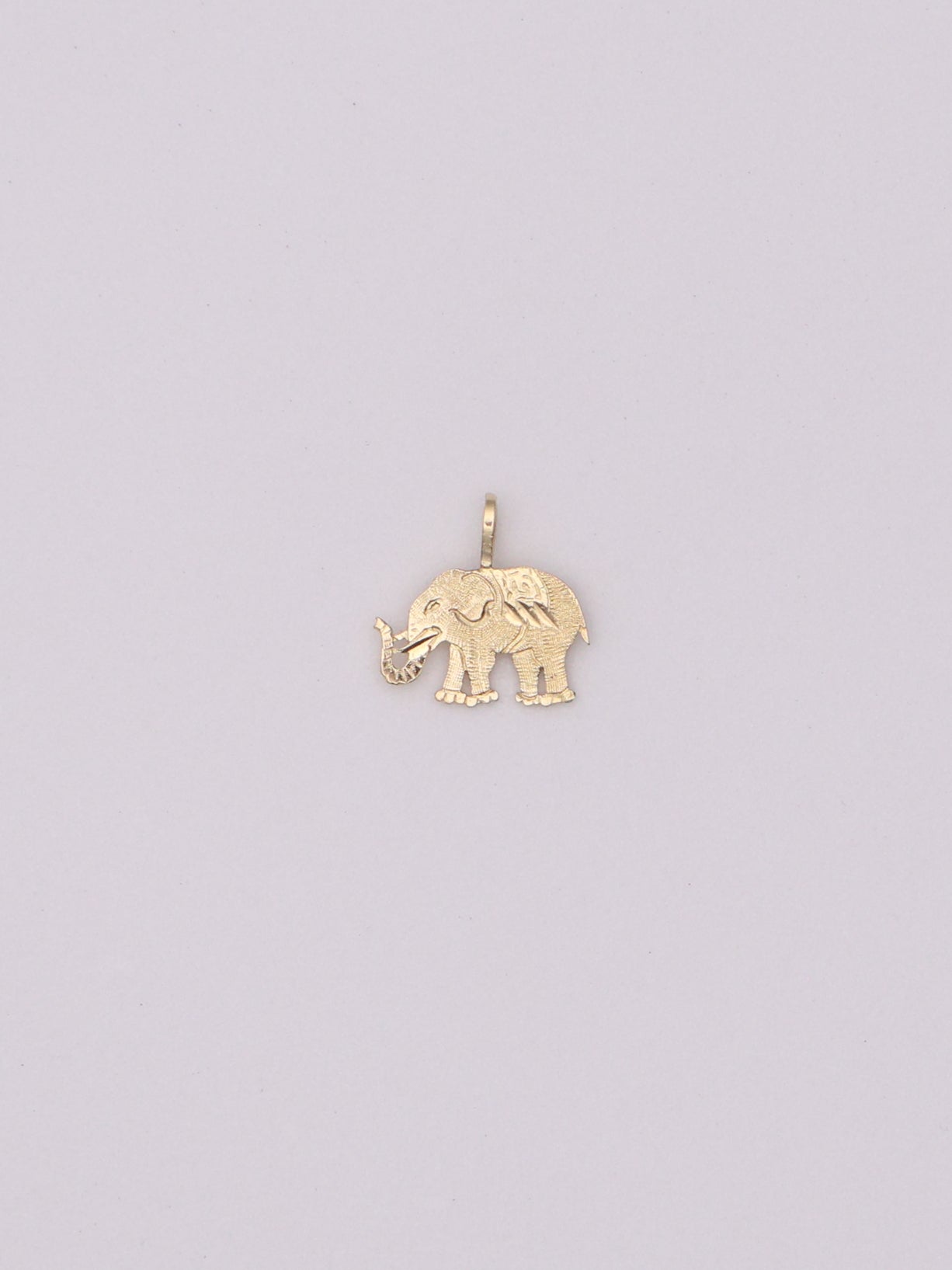 14k Elephant Pendant