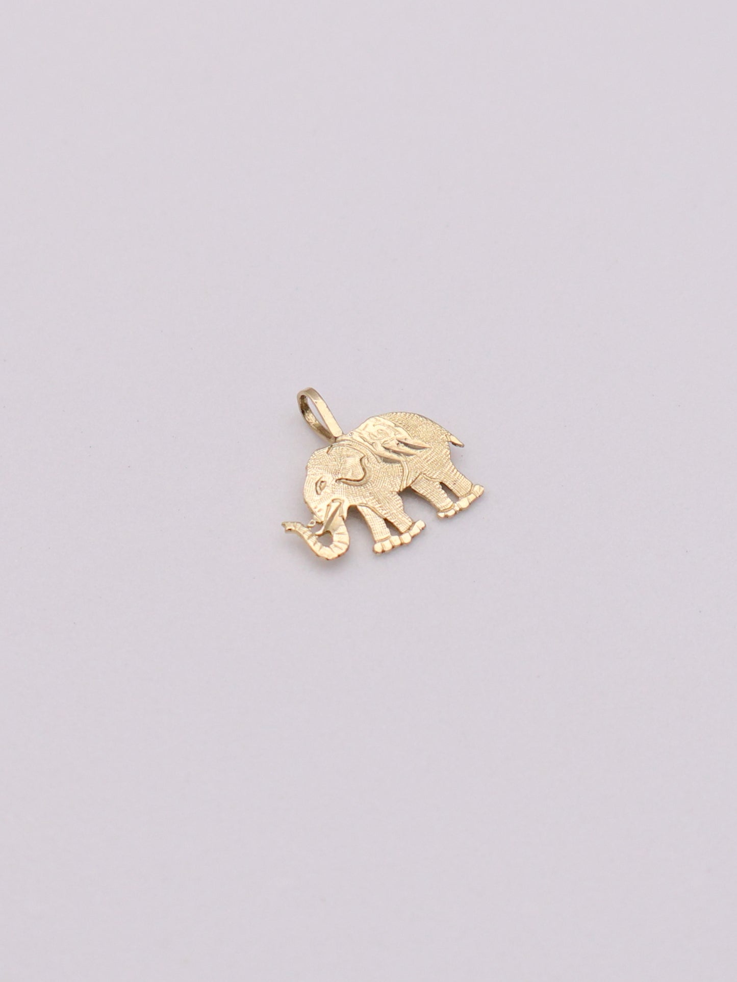 14k Elephant Pendant