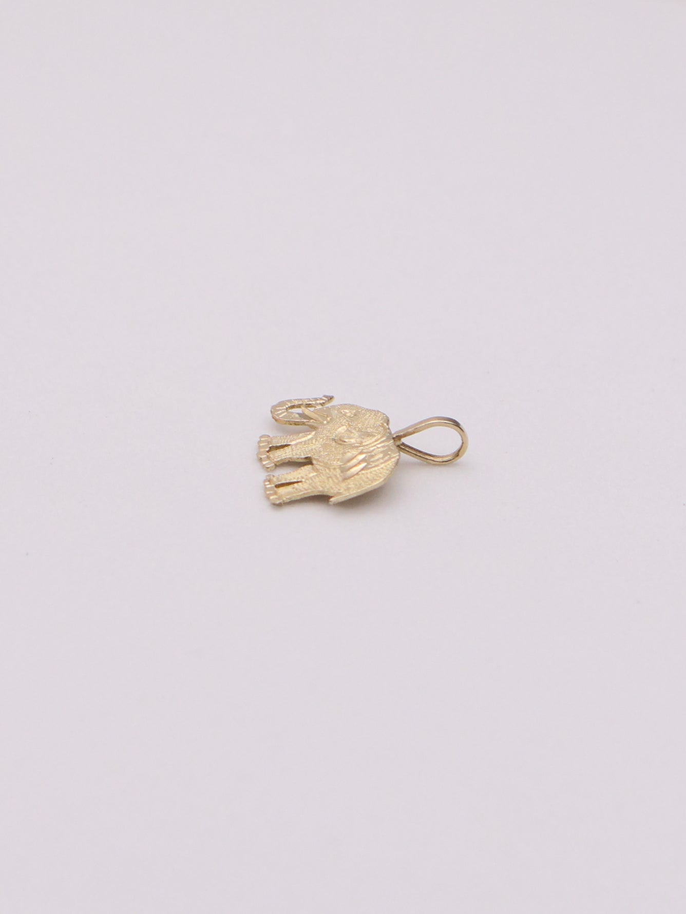 14k Elephant Pendant