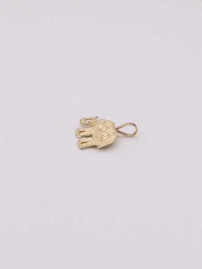 14k Elephant Pendant