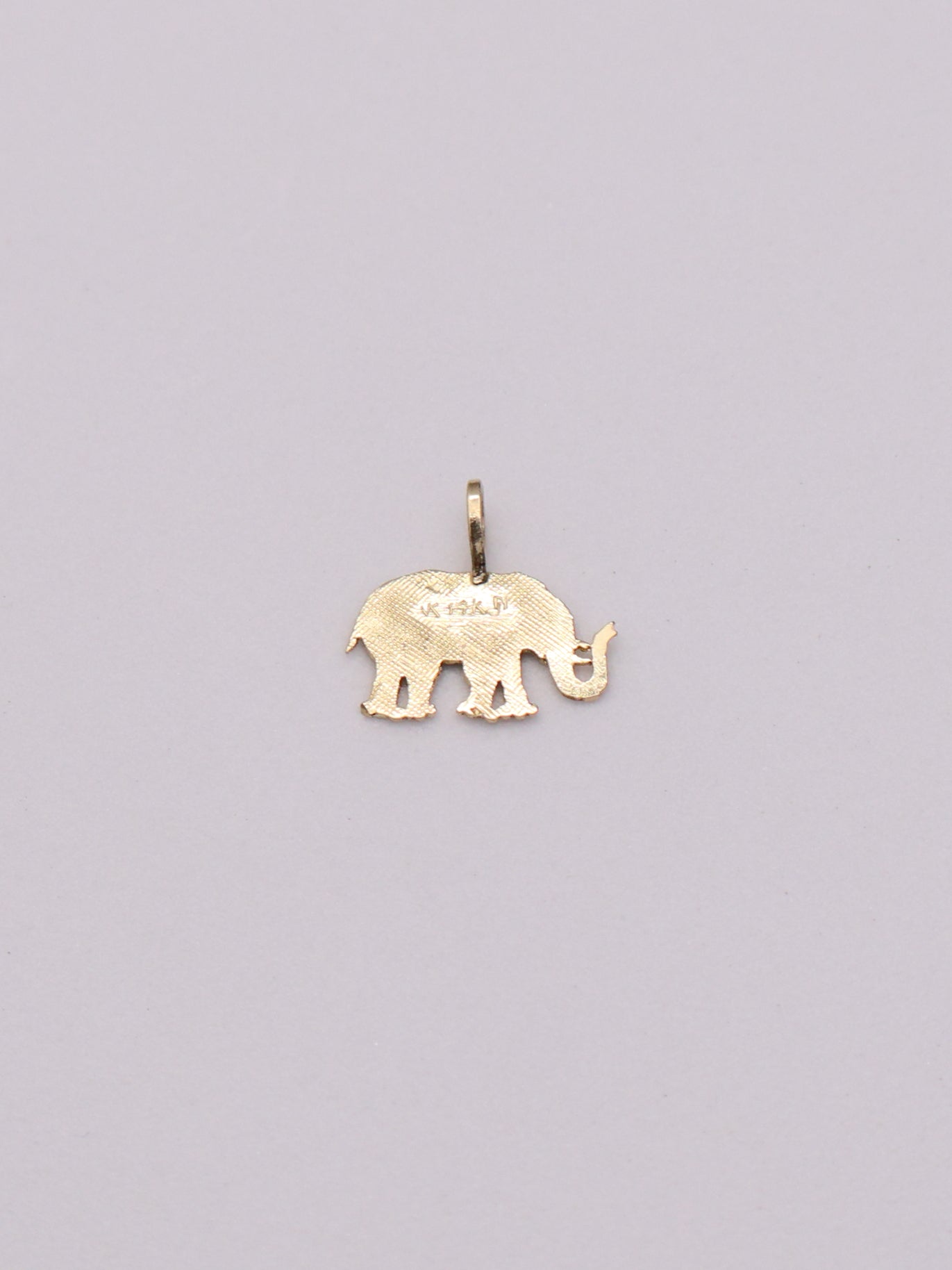 14k Elephant Pendant