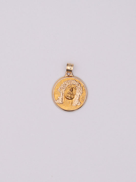 14k Jesus Pendant