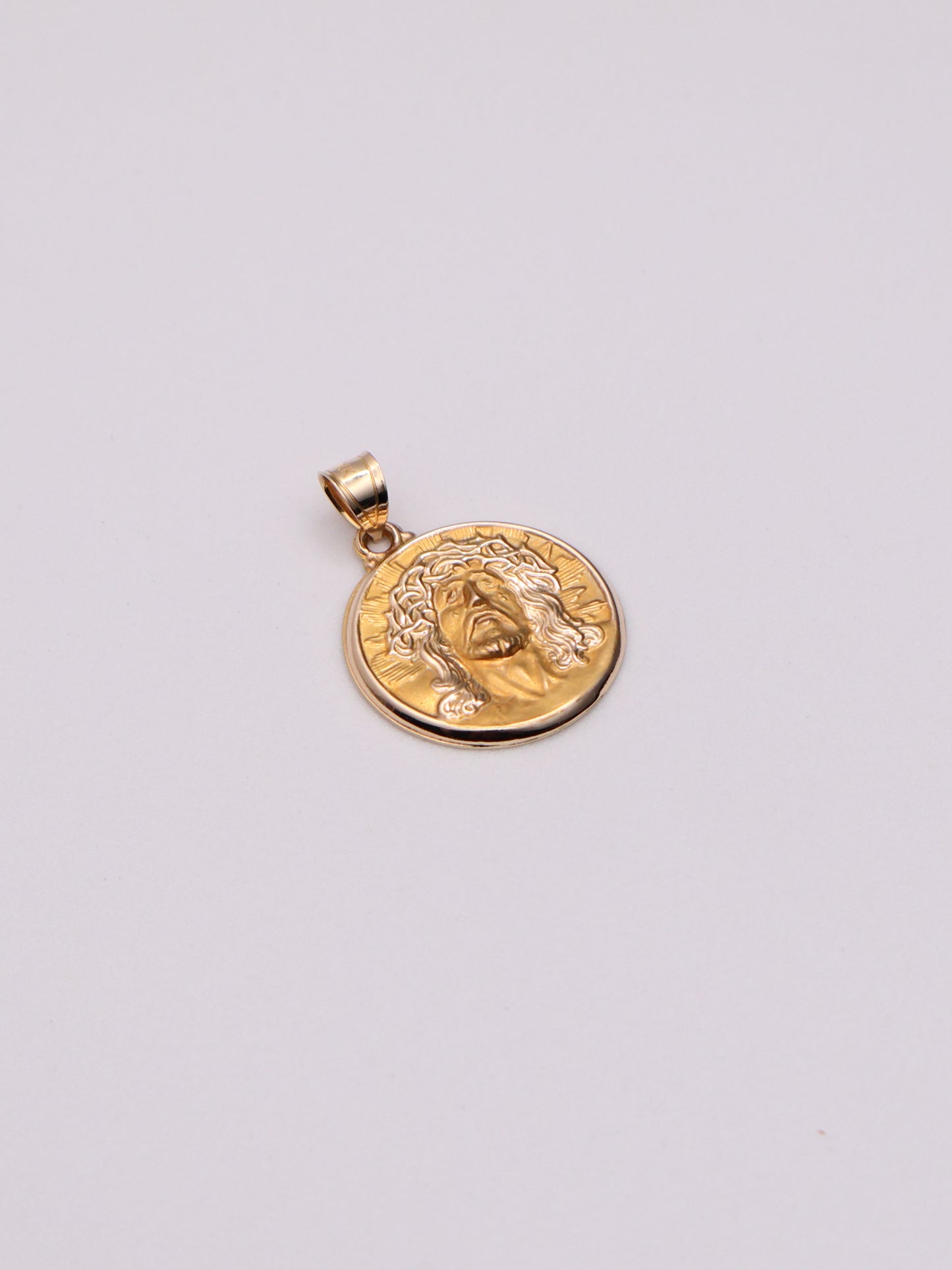 14k Jesus Pendant