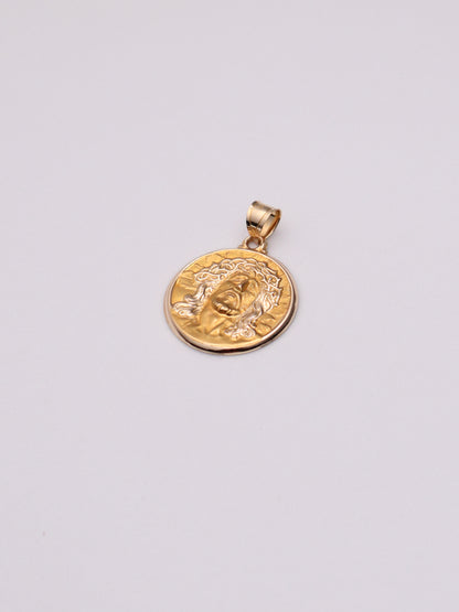 14k Jesus Pendant