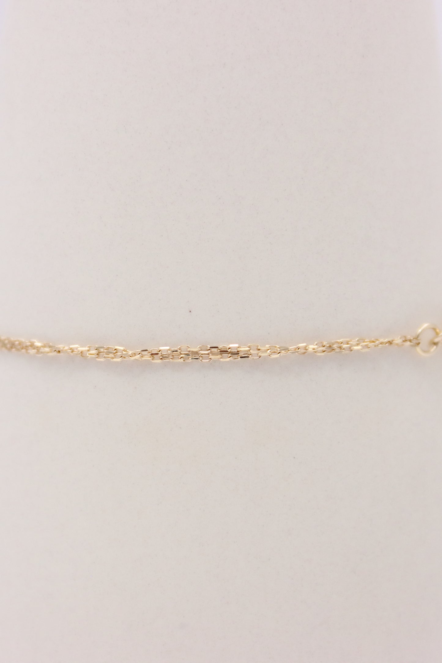 Round Link Double Cable Bracelet