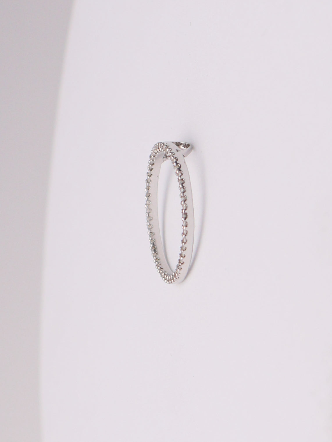 14k WG Diamond Circle Pendant