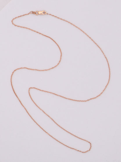 14k RG Dainty Chain