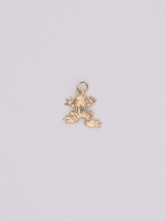 14k Frog Pendant