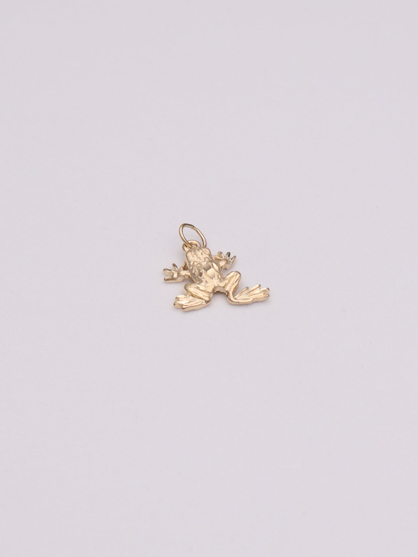 14k Frog Pendant