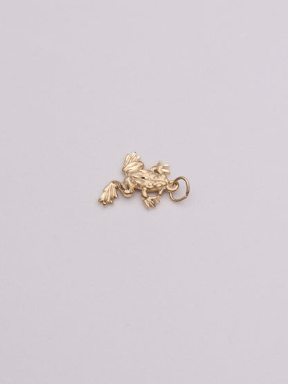 14k Frog Pendant