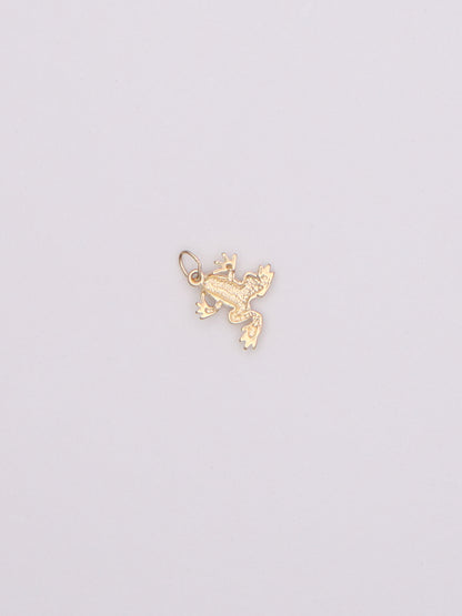 14k Frog Pendant