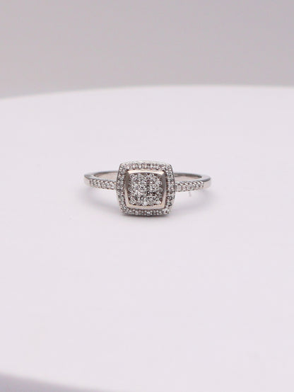 10k WG Diamond Engagement Ring