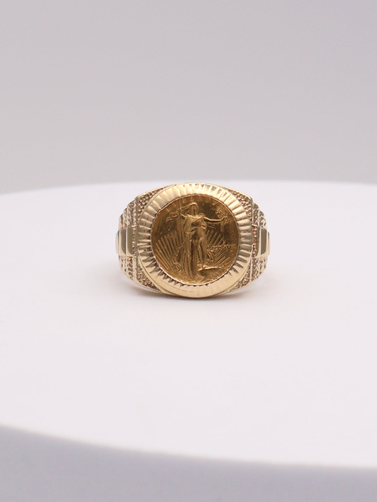 14k & 22k Liberty Coin Ring