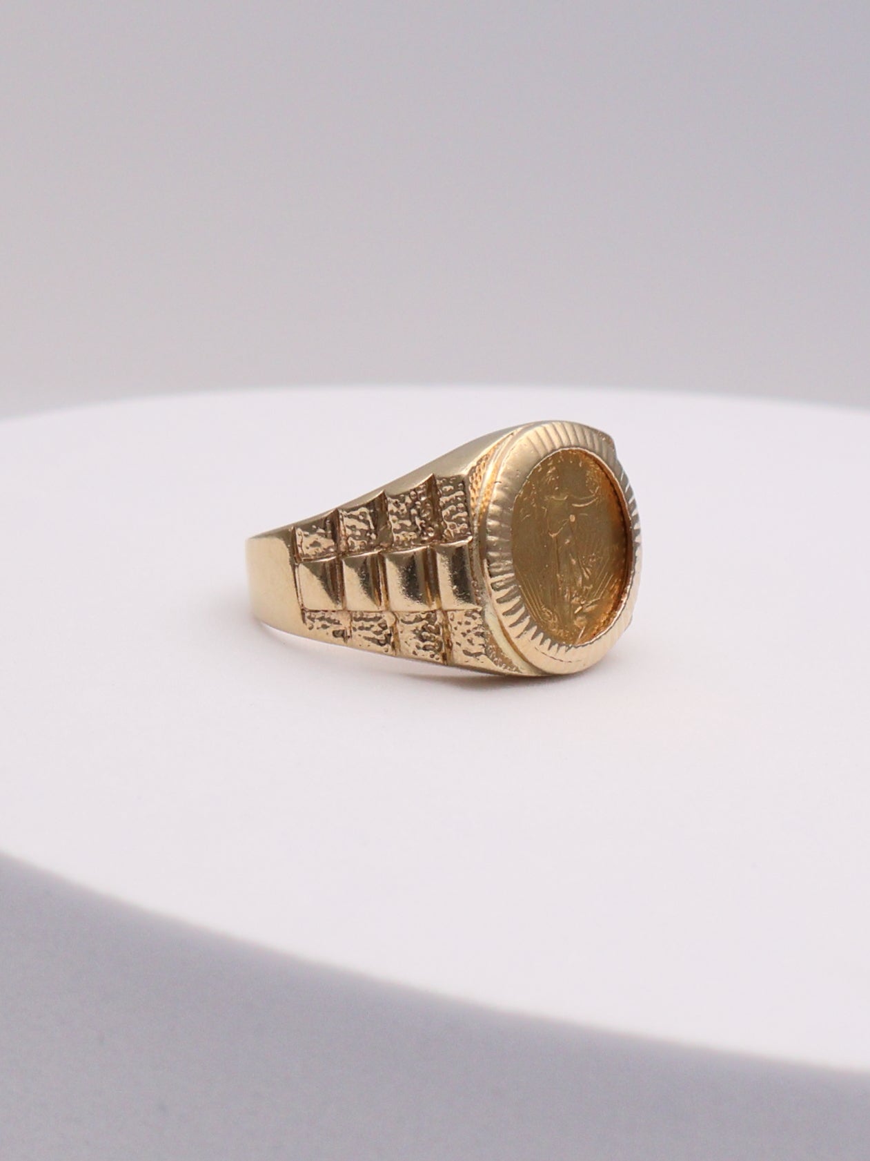 14k & 22k Liberty Coin Ring