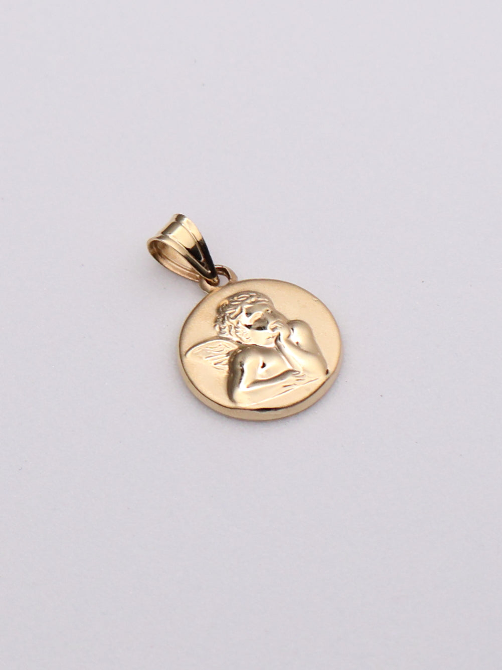 14k Guardian Angel Pendant