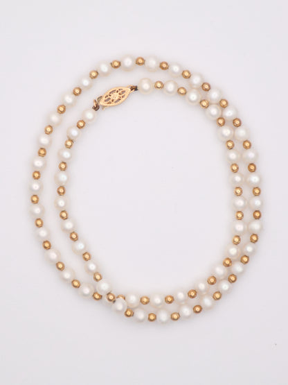 14k Pearl Necklace