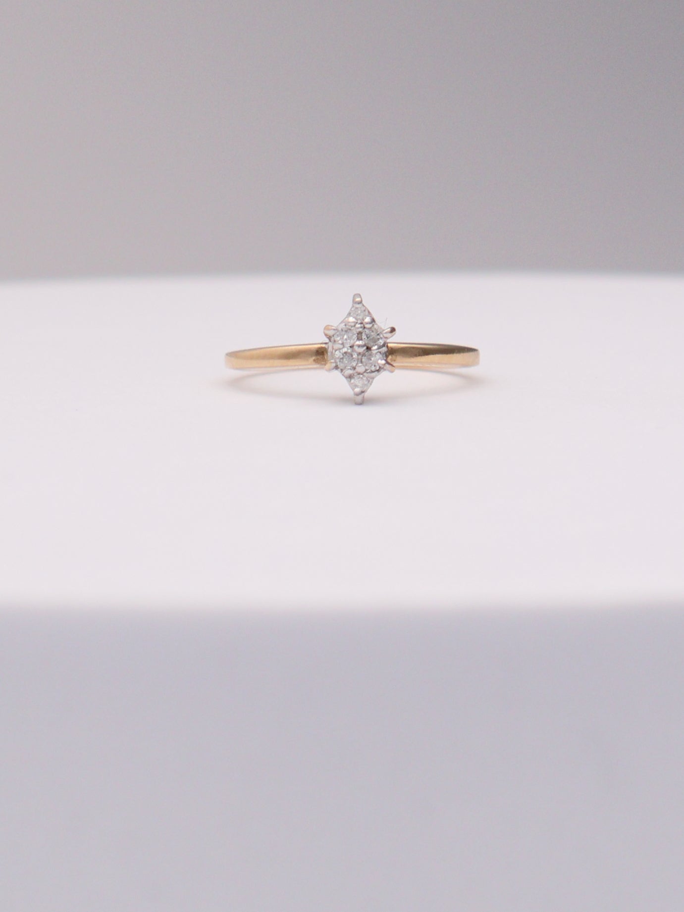 10k Marquise Diamond Ring