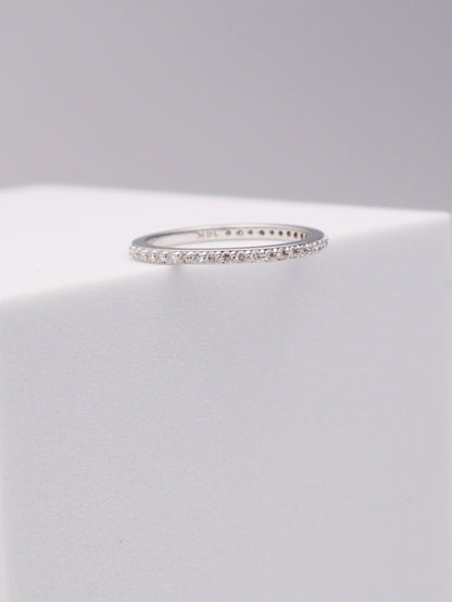 14k WG Diamond Band