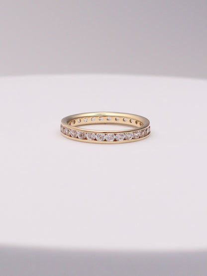 14k CZ Band