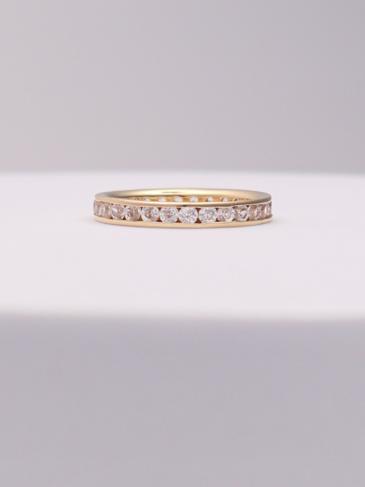 14k CZ Band