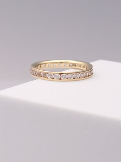 14k CZ Band