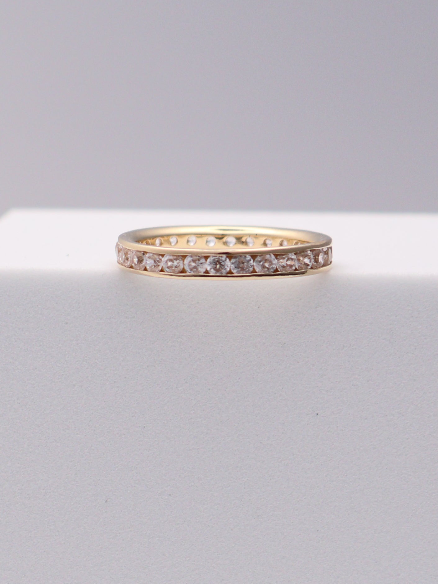 14k CZ Band