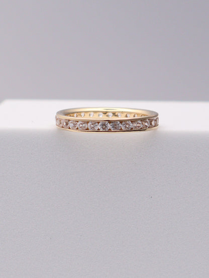 14k CZ Band