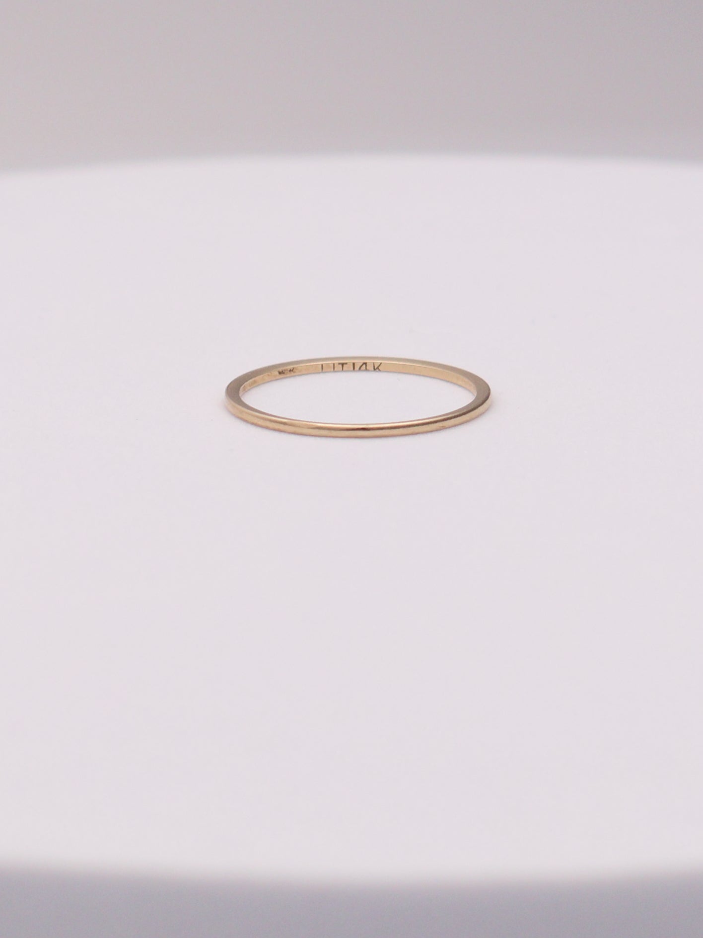 14k Thin Band