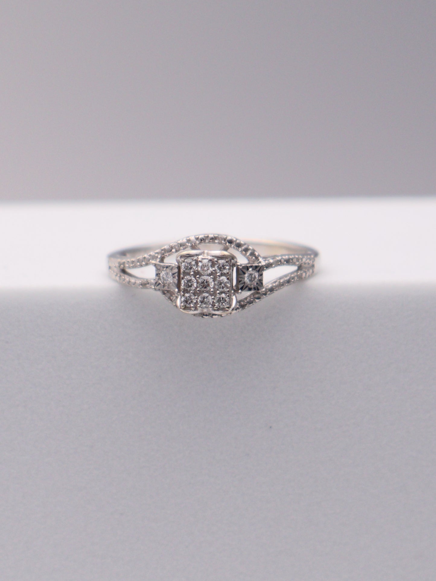 10k WG Diamond Ring