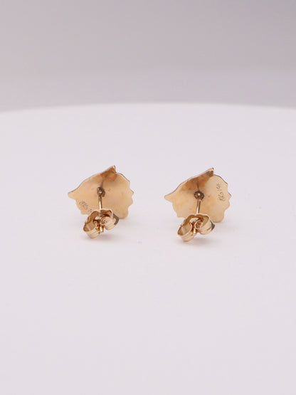 14k Lion Earrings