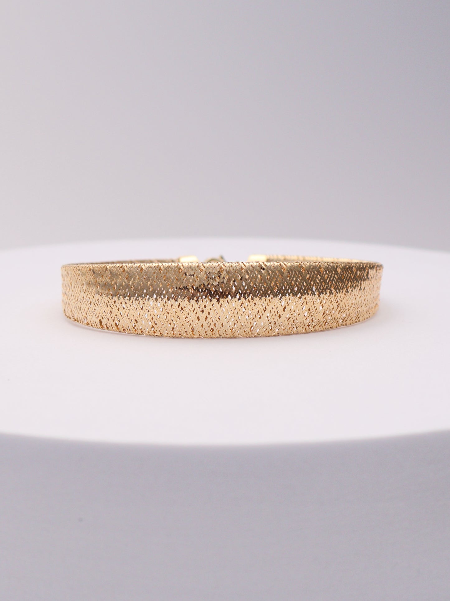 14k Gold Mesh Bracelet