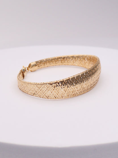 14k Gold Mesh Bracelet