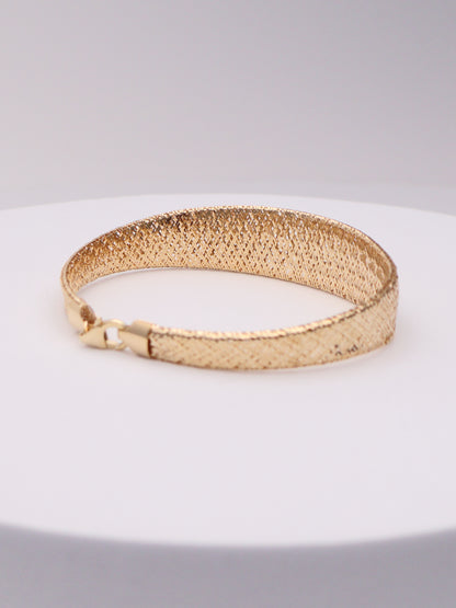 14k Gold Mesh Bracelet