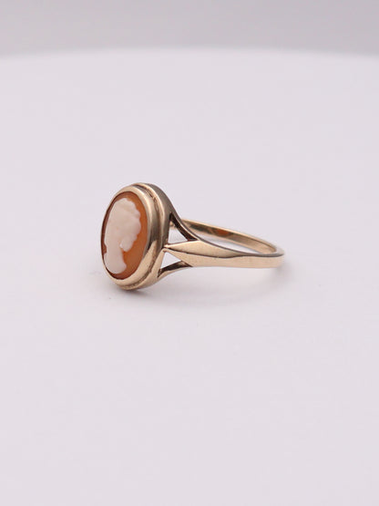 10k Orange Cameo Ring