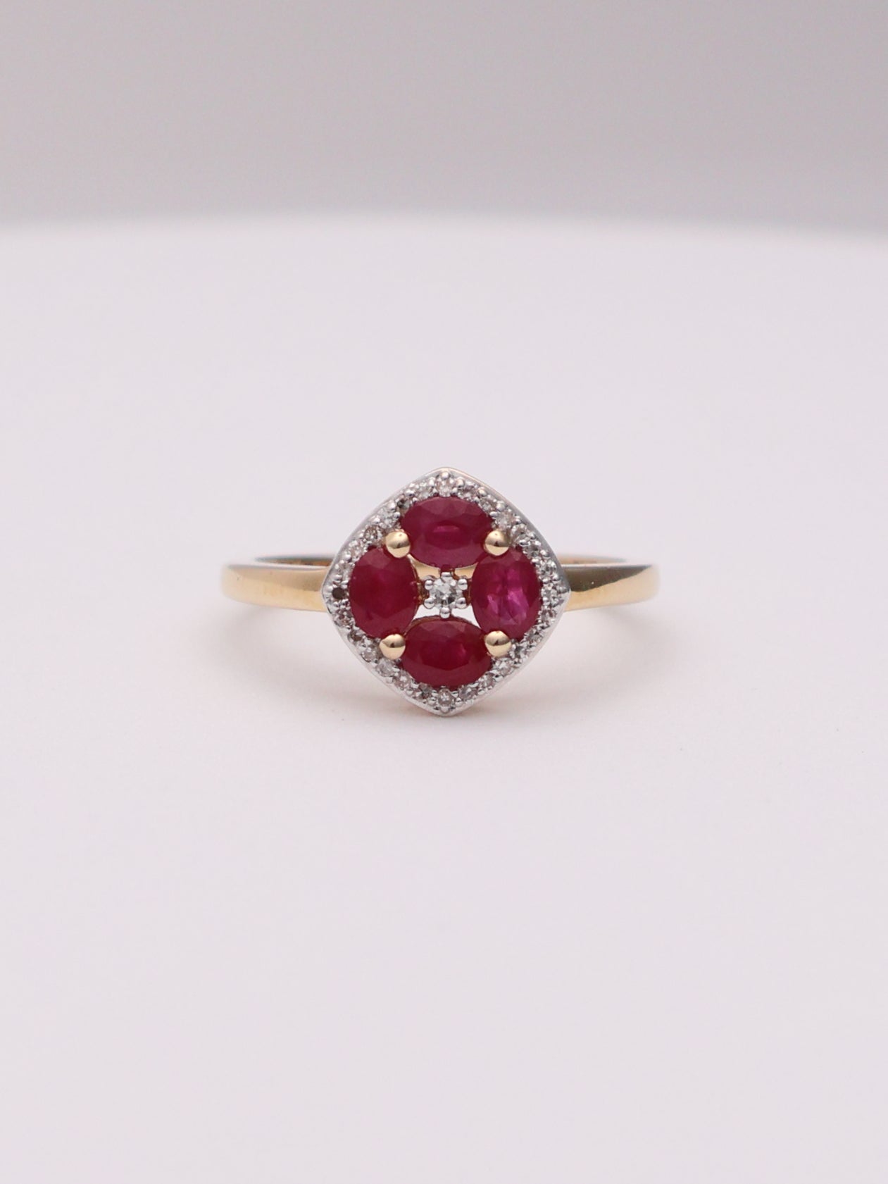 14k Ruby & Diamond Ring