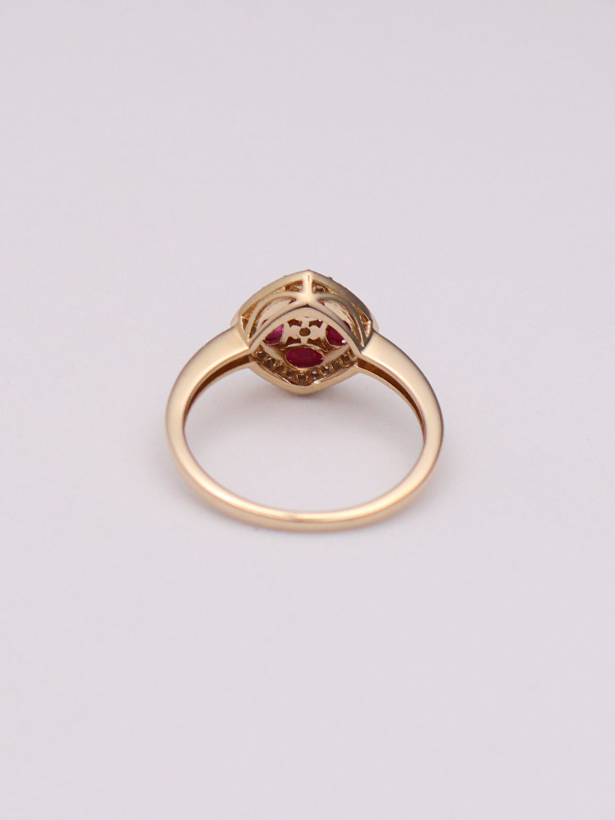 14k Ruby & Diamond Ring