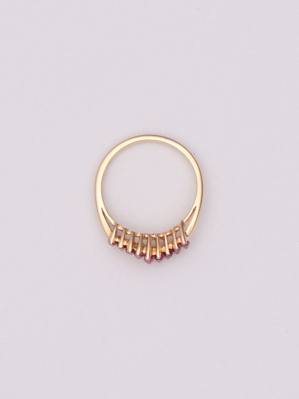 14k Red Marquise Ring