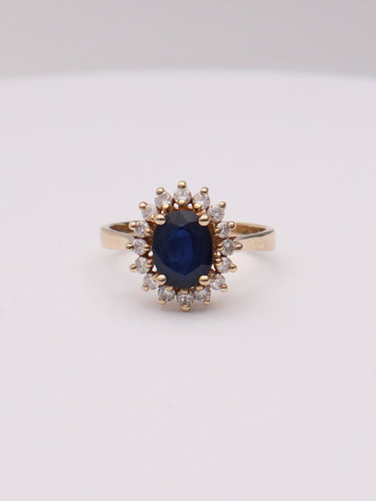 14k Princess Diana Ring