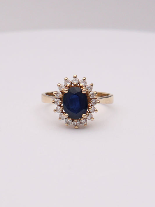 14k Princess Diana Ring