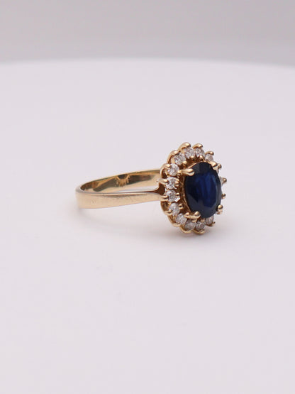 14k Princess Diana Ring