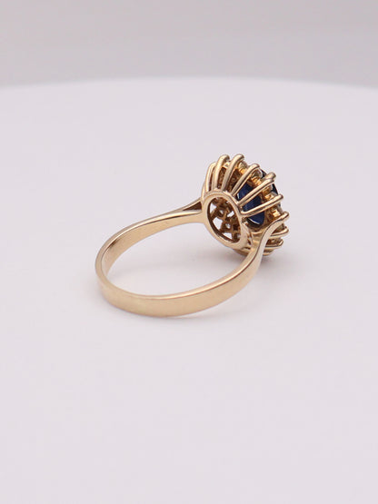 14k Princess Diana Ring