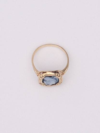 14k Angel Cameo Ring