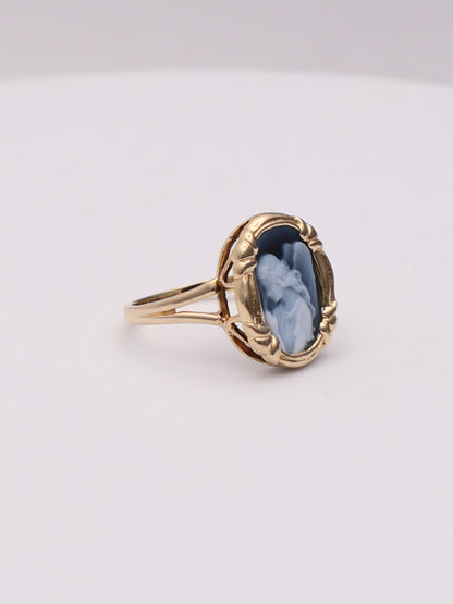 14k Angel Cameo Ring