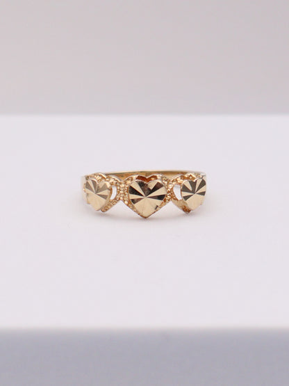 14k Hearts Ring