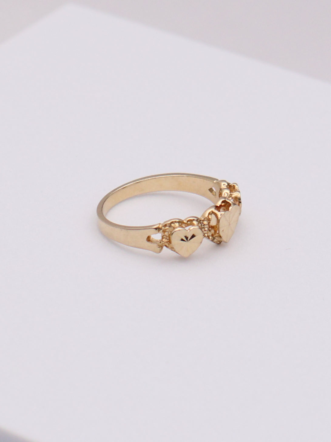 14k Hearts Ring