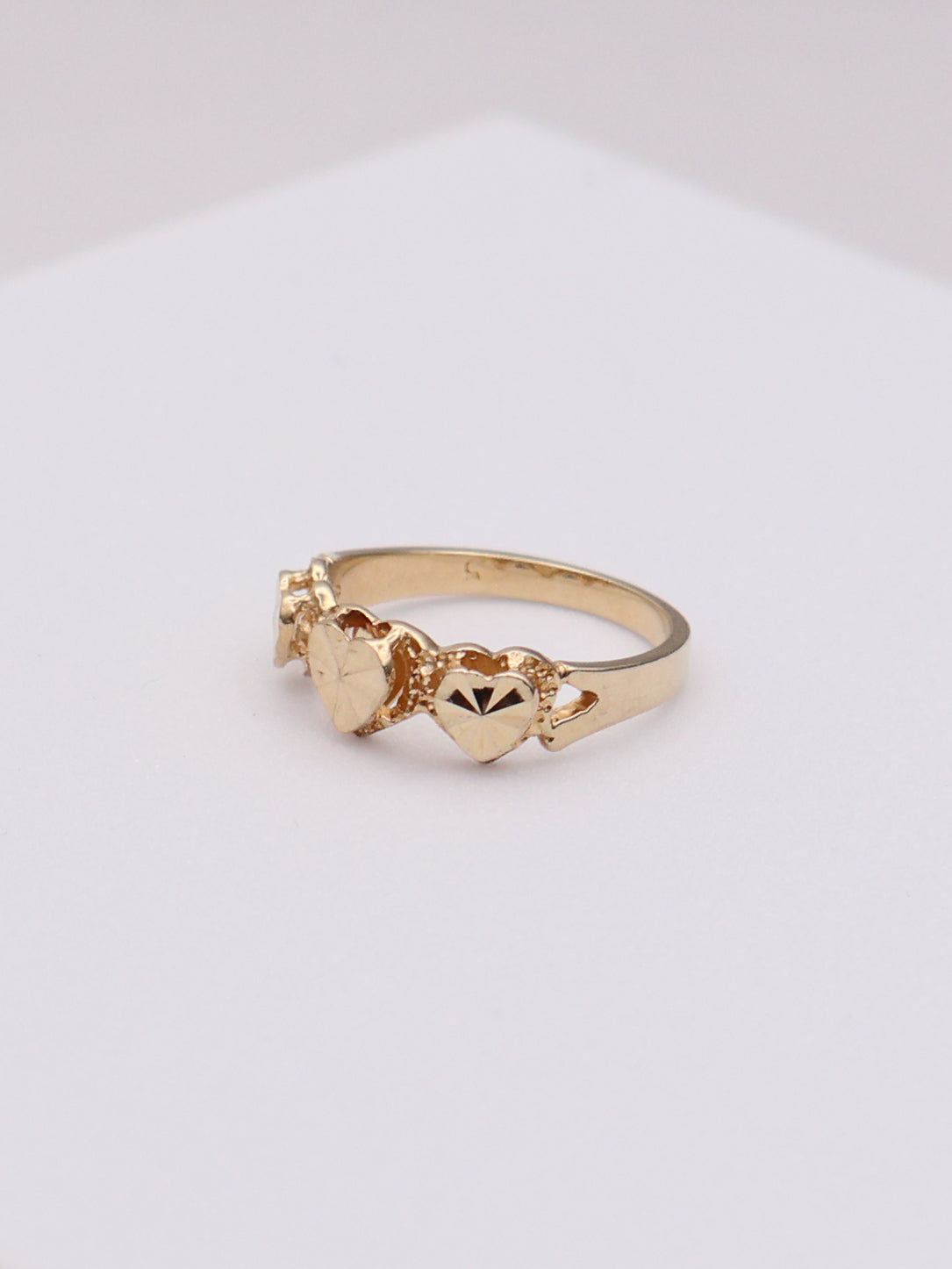 14k Hearts Ring