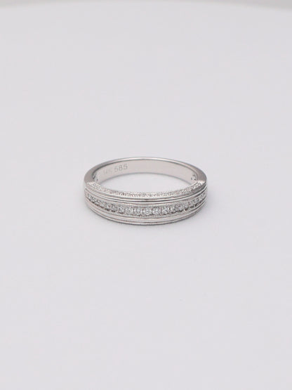 14k WG Diamond Band